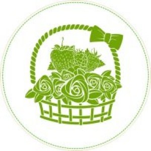 Корзина с фруктами и цветами - красивый подарок Красный Кут